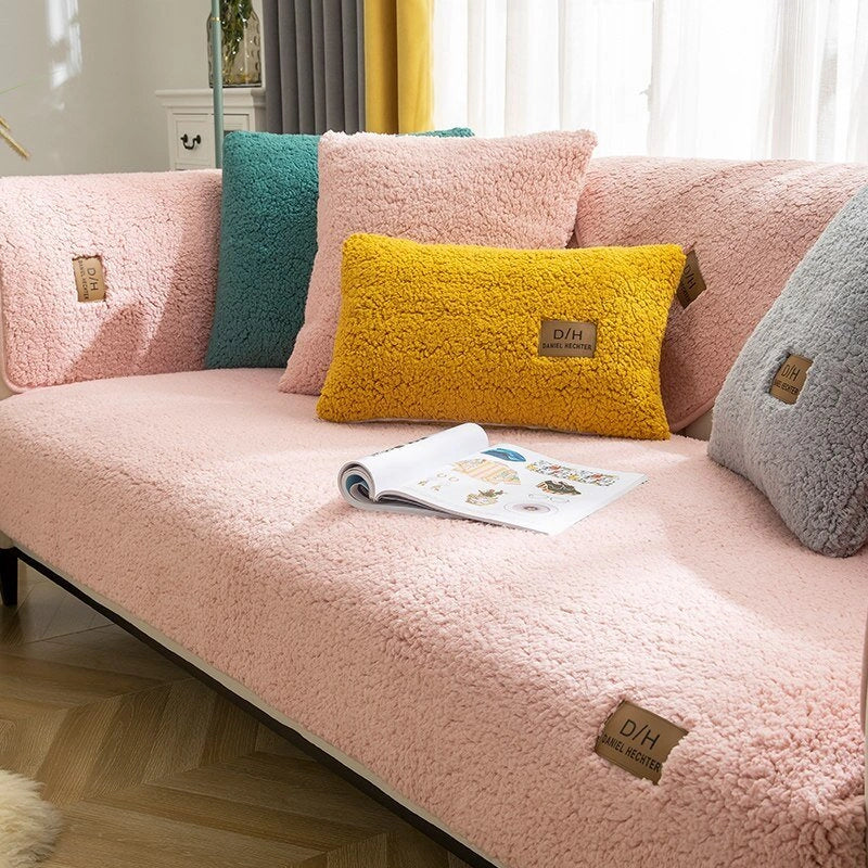 Stretch - Sofabezug für verschiedene Sofa-Größen mit Kissenbezügen