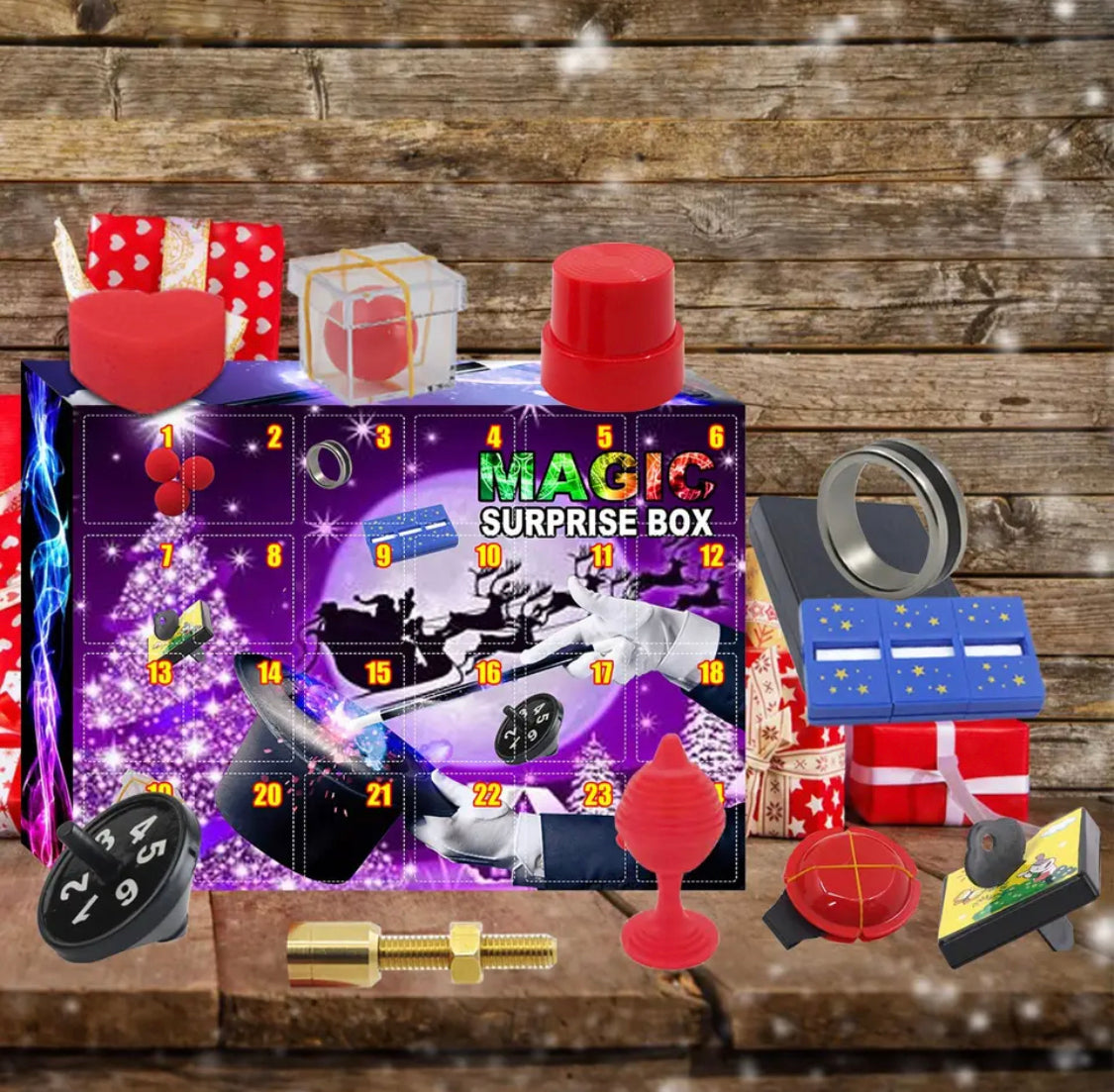 MystiQuest – Adventskalender mit Zaubertricks und Zubehör